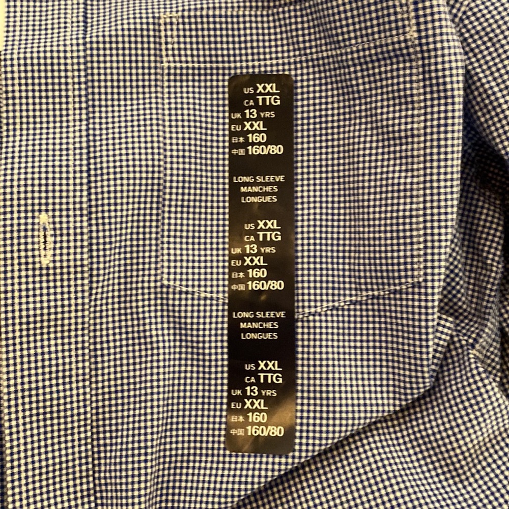 Gap Boys Button Down XXL Shirt-Classic! - Picture 3 of 5
